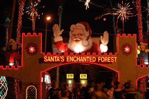 Santa's enchanted - Dec 13, 2023 · The soundtrack at Santa’s Enchanted Forest is a blend of Christmas classics and whatever is playing on Power 96. Did we mention the tree that does a light show to Pitbull hits? The volume at ... 